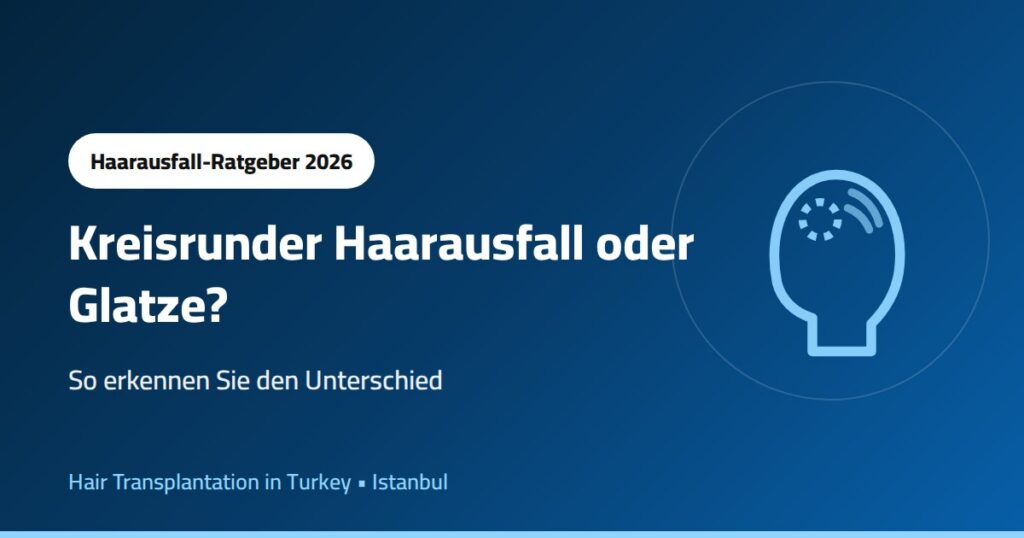 Unterschied kreisrunder Haarausfall und Glatze